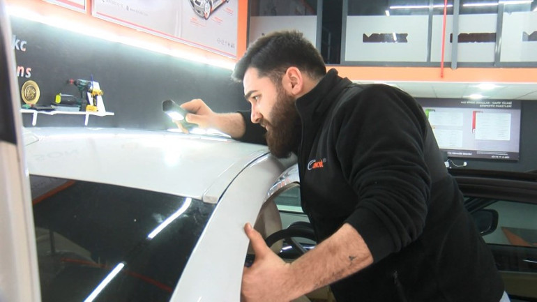  Araç sahibi ekspertizde gerçeği öğrenince fenalaştı