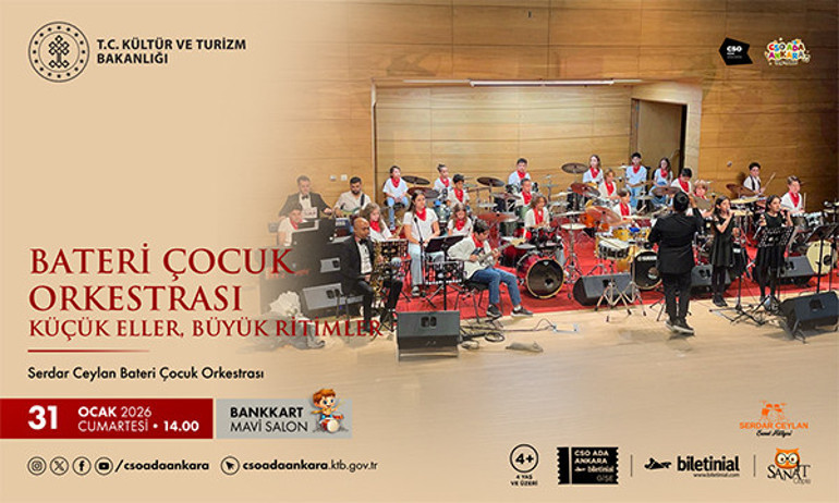 Çocuklar için yarı yıl tatili etkinlikleri AKM ve CSO Ada Ankara’da devam ediyor