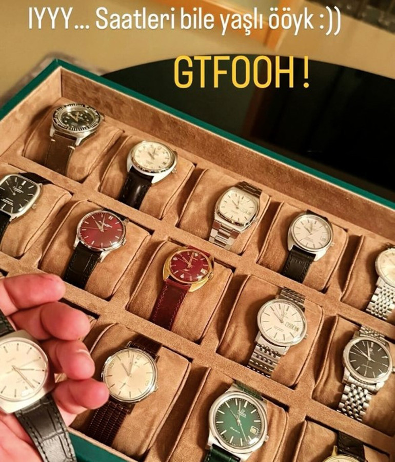 Saatleri bile yaşlı