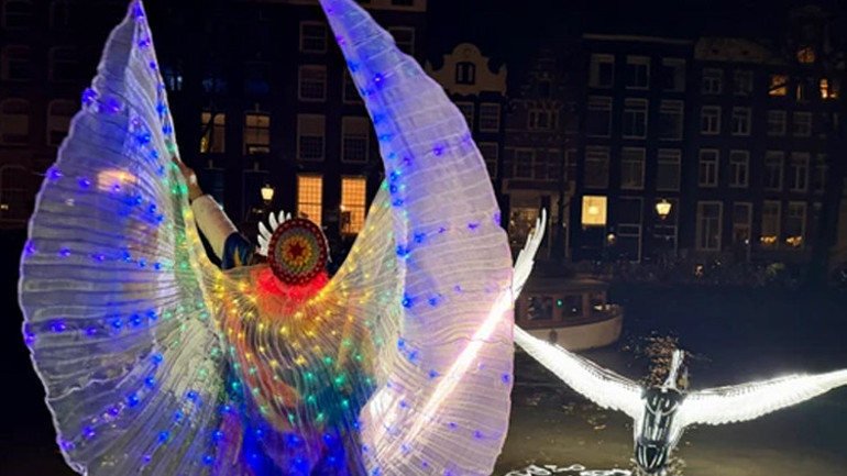 Amsterdam Işık Festivali büyüledi