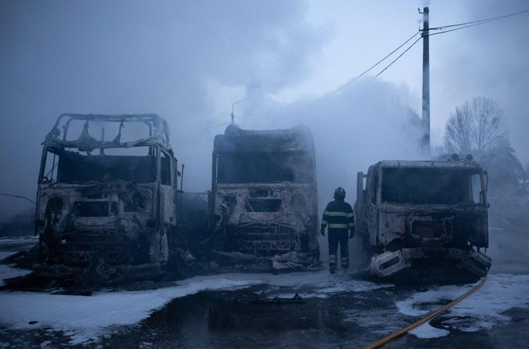 Rusyadan Ukraynaya 21 füze ve 375 İHA ile saldırı