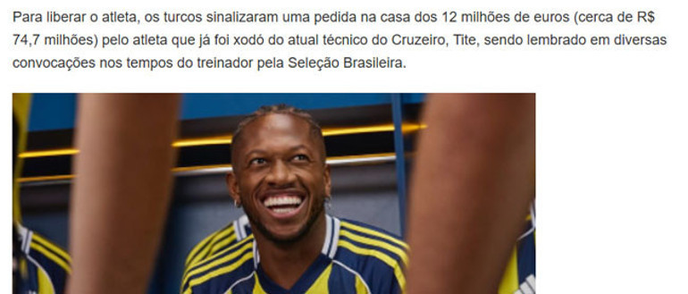 Fenerbahçeli Frede teklif var Bonservisi belli oldu