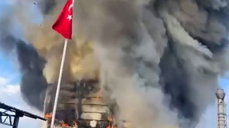 Afyonkarahisar'da enerji santralinde yangın