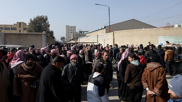  Suriye ordusu ile terör örgütü arasında çatışma