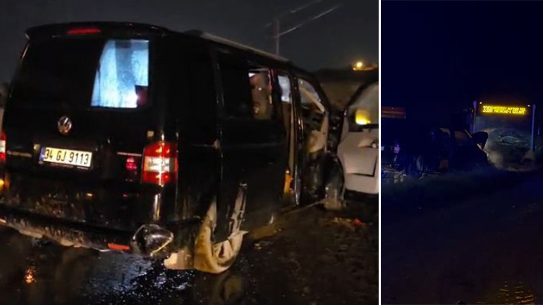 İETT otobüsü hafif ticari araçla çarpıştı: 1 ölü, 1 yaralı