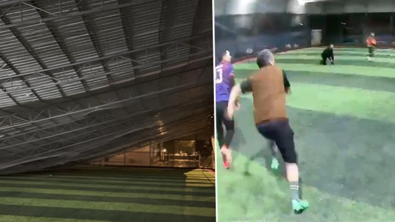 Antalyayı sağanak ve fırtına vurdu: Hortum çıktı, seralar zarar gördü, konteyner sundurması aracın üzerine devrildi