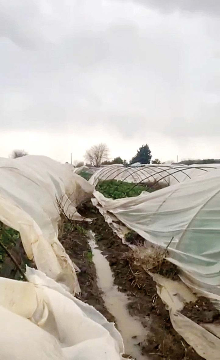 Antalya’yı hortum vurdu… Seralar yıkıldı çatılar uçtu tekneler devrildi