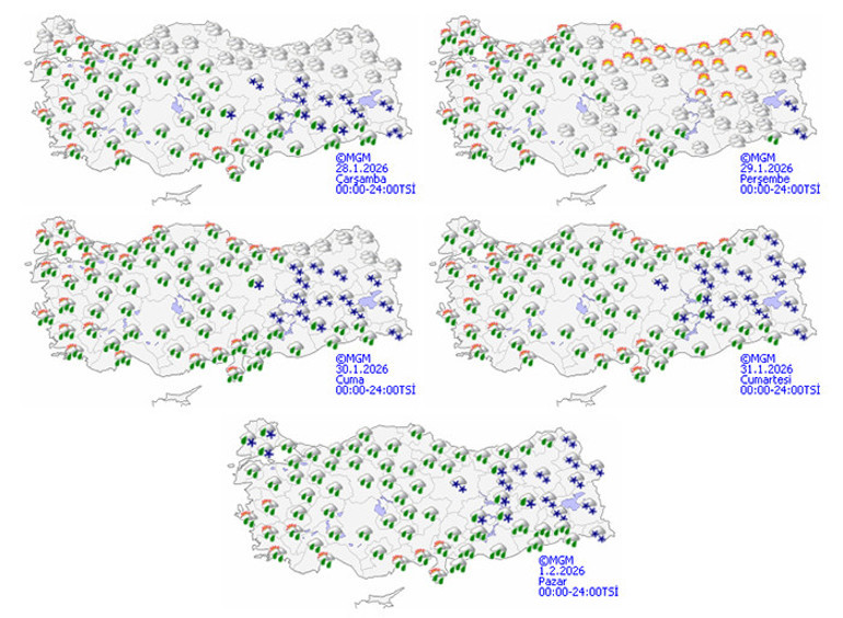  Kuvvetli yağış ve fırtına etkili olacak