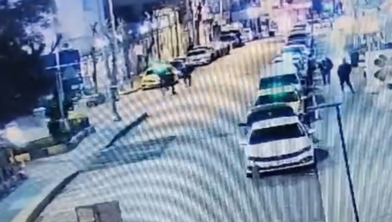 Kağıthane sokaklarında yaşanan arbede anı