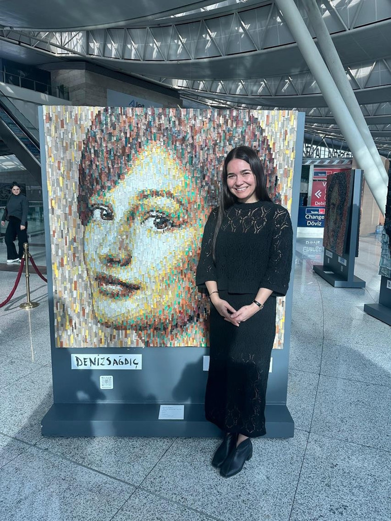 Atıklar Esenboğa’da sanata dönüştü