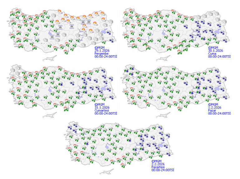 Hava durumu - Sağanak yağış ve fırtına uyarısı