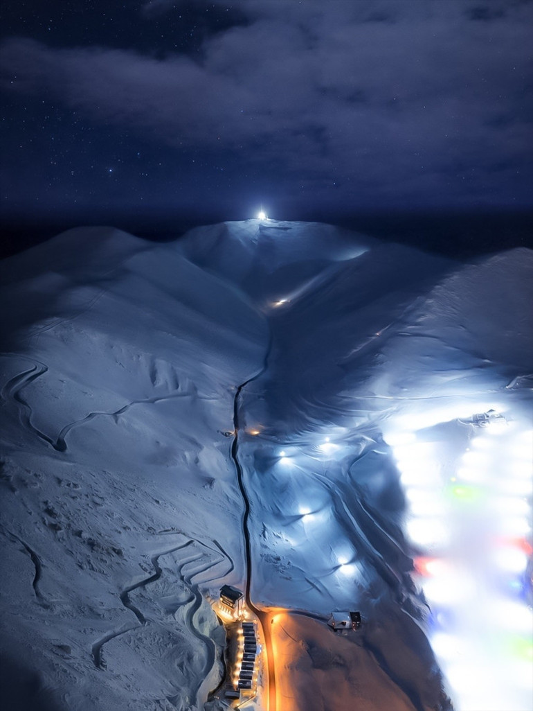 Kayak merkezlerinde kar ölçümü