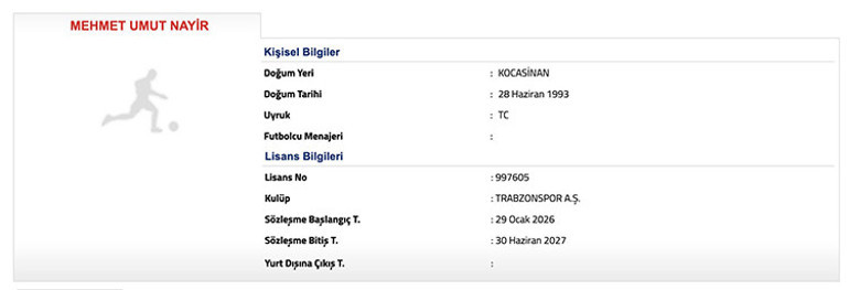 Umut Nayir, Trabzonspor formasıyla