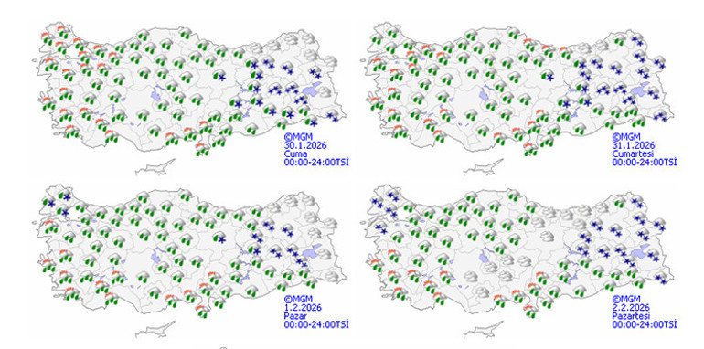  Tüm yurda yayılıyor | İstanbula kar yağacak mı