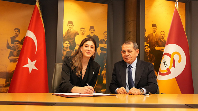 Galatasarayda İlkin Aydın imzayı attı