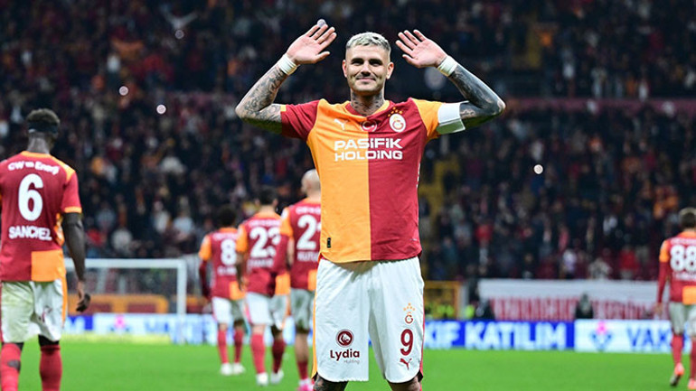 Galatasaray taraftarından Icardiye yoğun sevgi: Haginin rekorunu egale etti, tarihe geçti