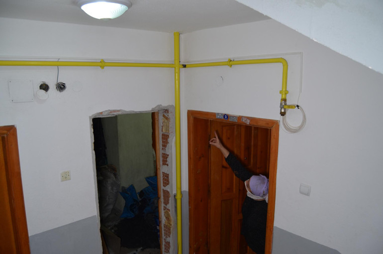 Aksarayda doğalgaz patlaması: 2 yaralı