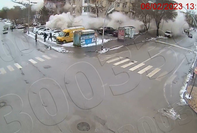 Felaketin yeni görüntüleri ortaya çıktı: Korku, panik, yıkım... Kabus anları kamerada