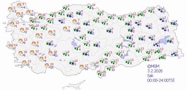 SON DAKİKA HAVA DURUMU TAHMİNLERİ İL İL | Bugün (3 Şubat) hava nasıl olacak İstanbula kar yağacak mı Meteoroloji saat vererek uyardı Kar yağışı geri geliyor