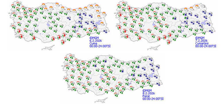  Gök gürültülü sağanak ve kar geliyor