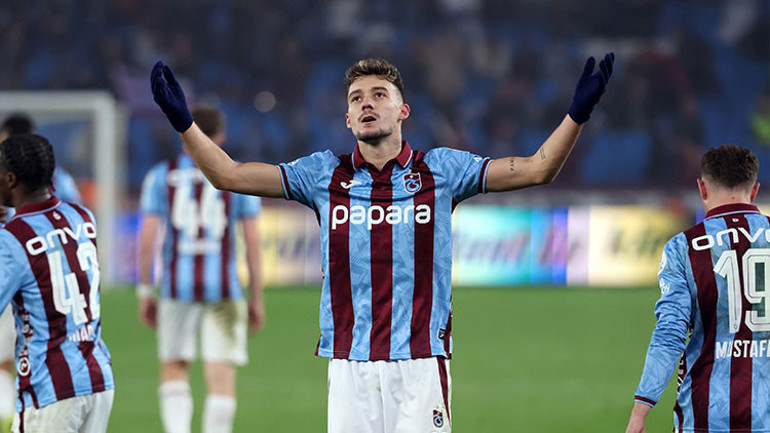 Ernest Muçi, golleriyle Trabzonspora katkı vermeye devam ediyor