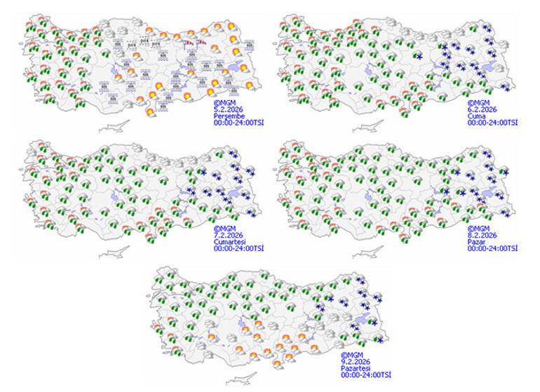  Birçok il için ani sel, fırtına, yıldırım ve hortum uyarısı