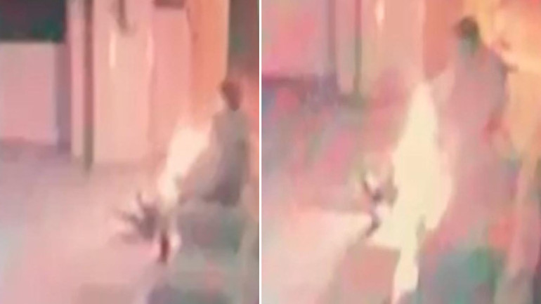 Kütahyada bakımevinde korkunç olay Üzerine kolonya döküp ateşe verdi