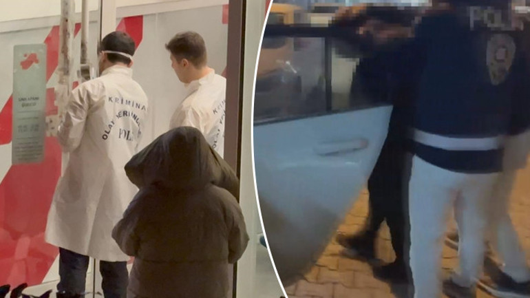 Fatihte banka soydu, birine çarptı, paraları düşürdü Soygun anları kamerada...