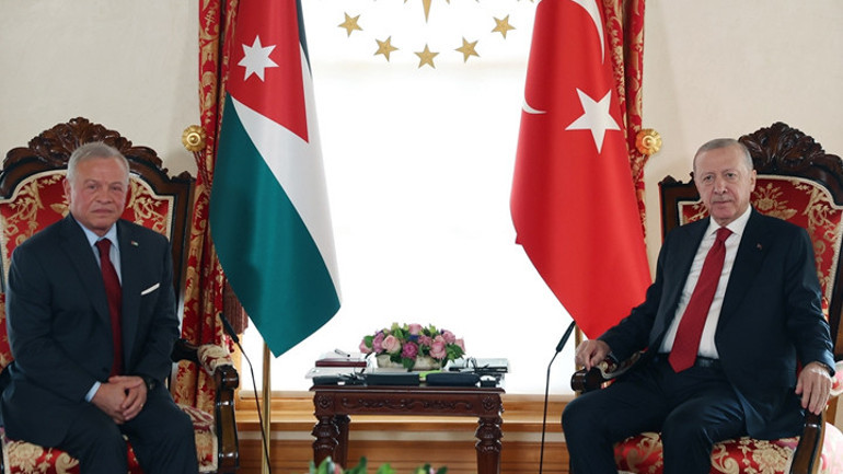 Cumhurbaşkanı Erdoğan, Ürdün Kralı 2. Abdullah ile bir araya geldi