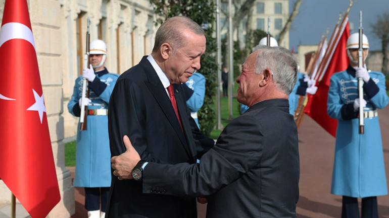 Cumhurbaşkanı Erdoğan, Ürdün Kralı 2. Abdullah ile bir araya geldi