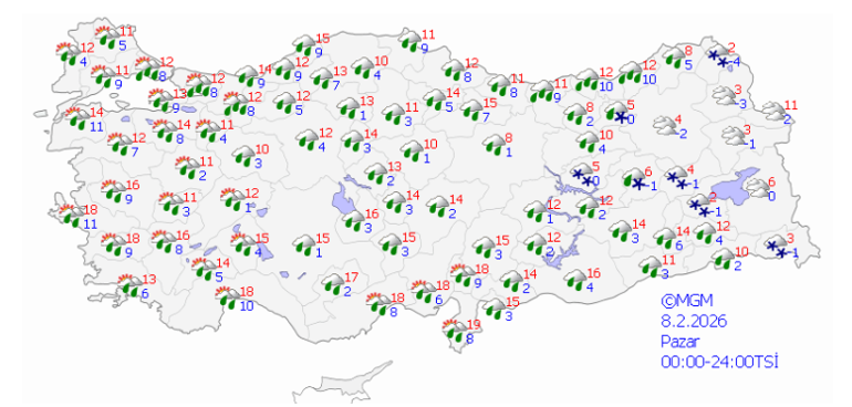 Yeni haftada hava nasıl olacak Meteorolojiden kar ve sağanak alarmı... Bir uyarı da İstanbula