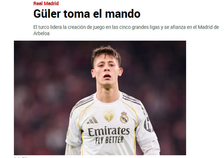 Arda Güler’in kabusu bitti Real Madrid’den müjde