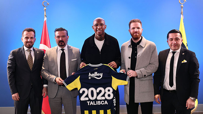 Fenerbahçe duyurdu: Talisca ile 2 yıl daha