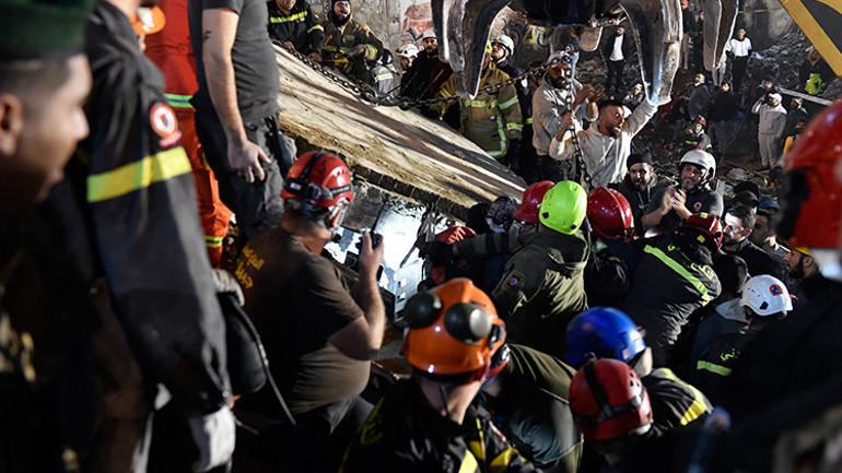 Lübnanda çöken binada ölenlerin sayısı 14e yükseldi