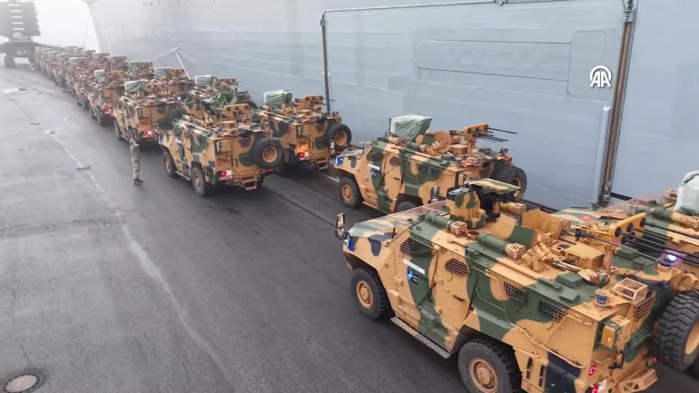  Tatbikat için intikal ettiler