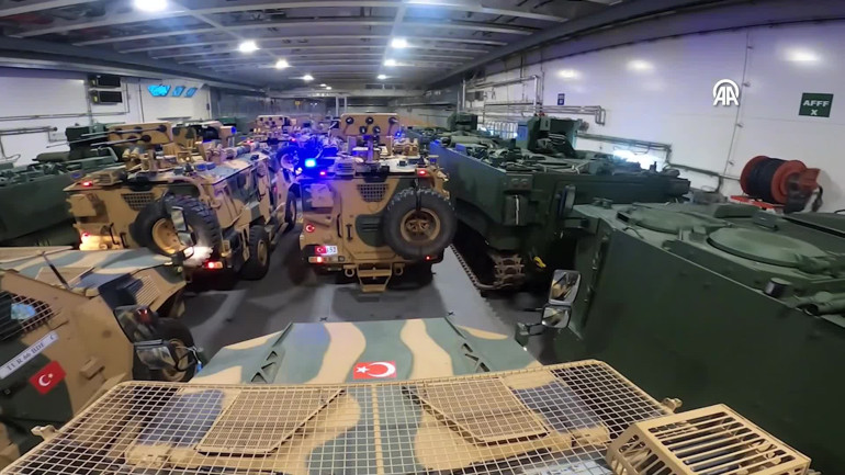  Tatbikat için intikal ettiler