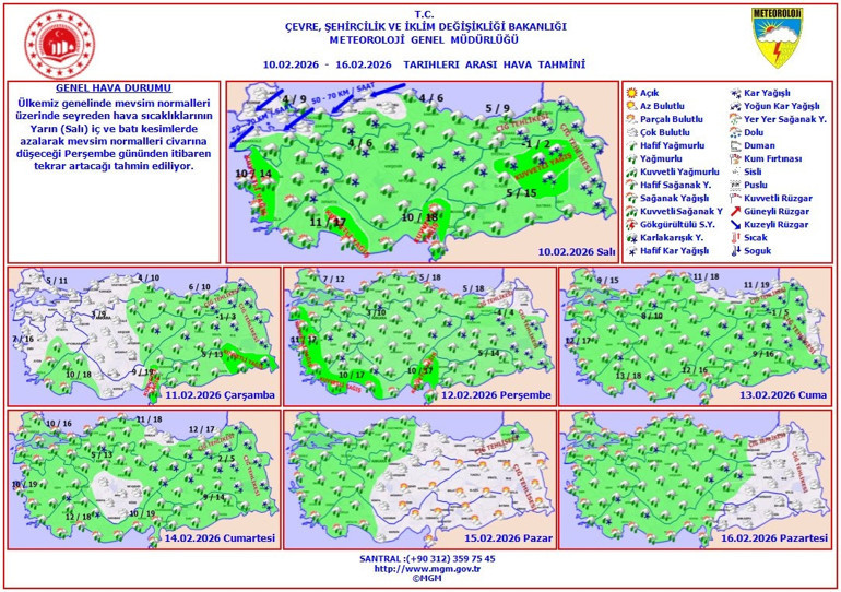 Meteoroloji saat verdi... Kuvvetli kar yağışı ve sağanak uyarısı
