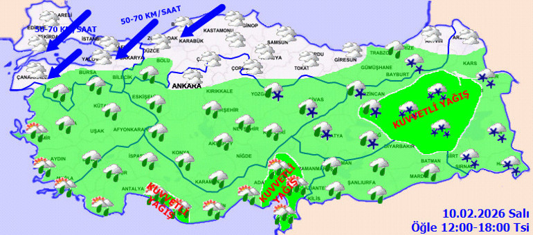 Kar, fırtına ve sağanak yağış geliyor: Meteoroloji il il uyararak saat verdi İstanbula yeniden kar yağacak mı Orhan Şen açıkladı
