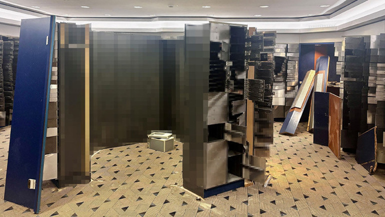 Almanyada 100 milyon Euroluk banka soygunu Görüntüler yayınlandı