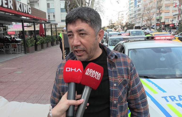 Yayalara yol vermediği için ceza kesildi | Taksi şoföründen bir garip çıkış