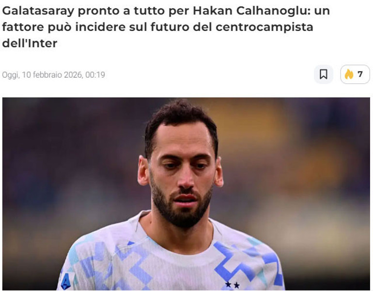 Galatasaray, Hakan Çalhanoğlu transferini bitiriyor Tarih belli oldu