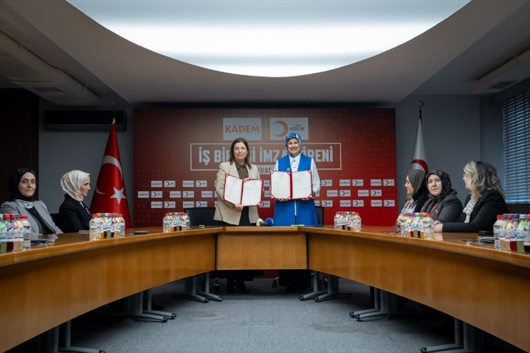 Türk Kızılay ile KADEM işbirliği protokolü imzaladı