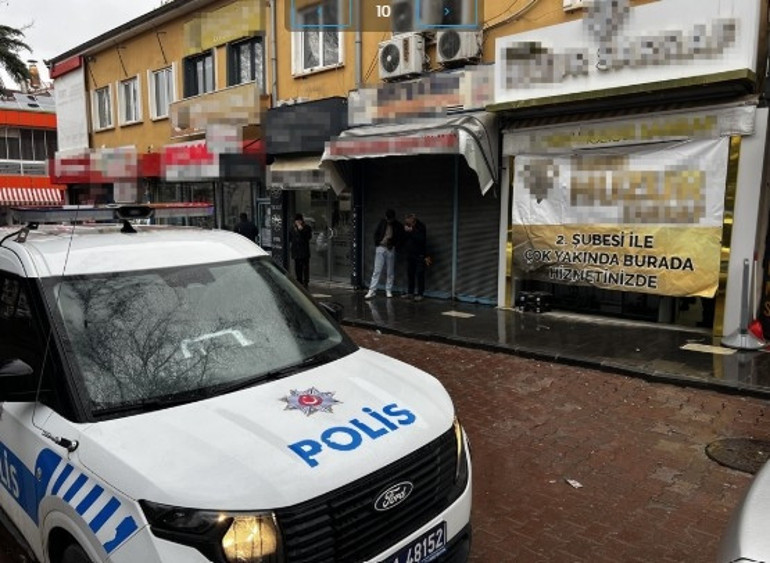Forkliftle kuyumcu soyup eşekle kaçan şüpheli yakalandı… O anlar kameraya böyle yansıdı