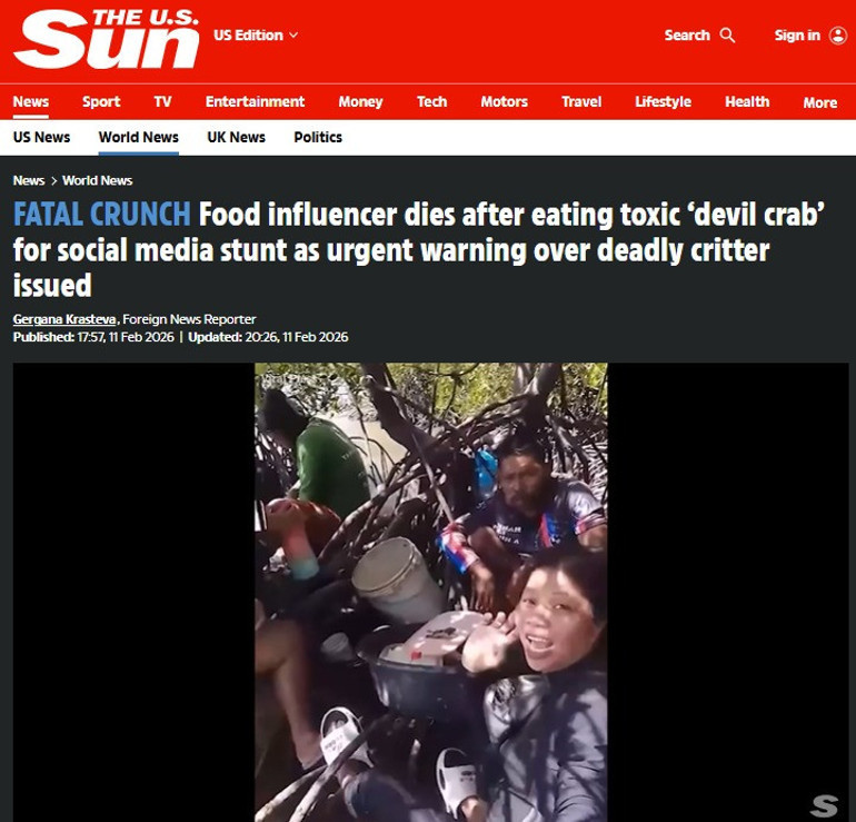  Şeytan yengeci sonu oldu