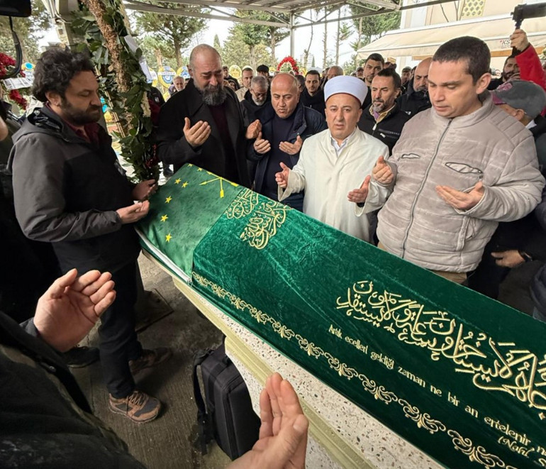 Kanbolat Görkem Arslana veda günü.... Dostları yalnız bırakmadı