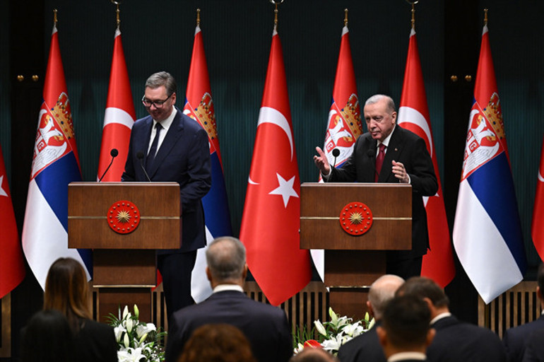 Son dakika... Cumhurbaşkanı Erdoğan: Sırbistanla ticaret hedefimiz 5 milyar dolar