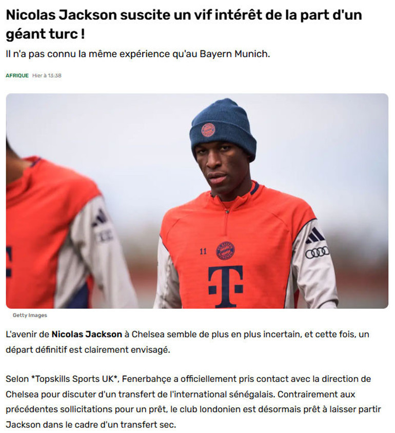 Fenerbahçe, Chelsea ile transfer görüşmelerine başladı 50 milyonluk golcü geliyor