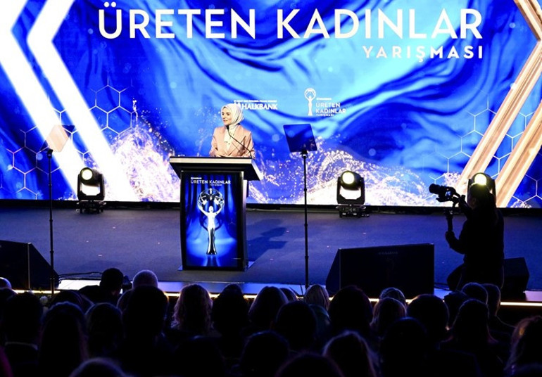 Halkbank Üreten Kadınlar Yarışması Ödül Töreni, Halkbank Genel Müdürlüğünde düzenlendi