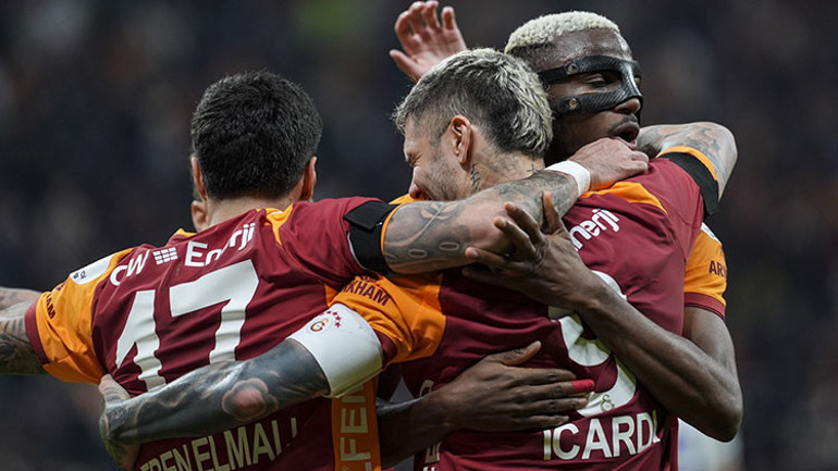 Galatasaray-Eyüpspor maçında sahne golcülerin: Icardi yine rekor kırdı, Osimhen ilk kez başardı