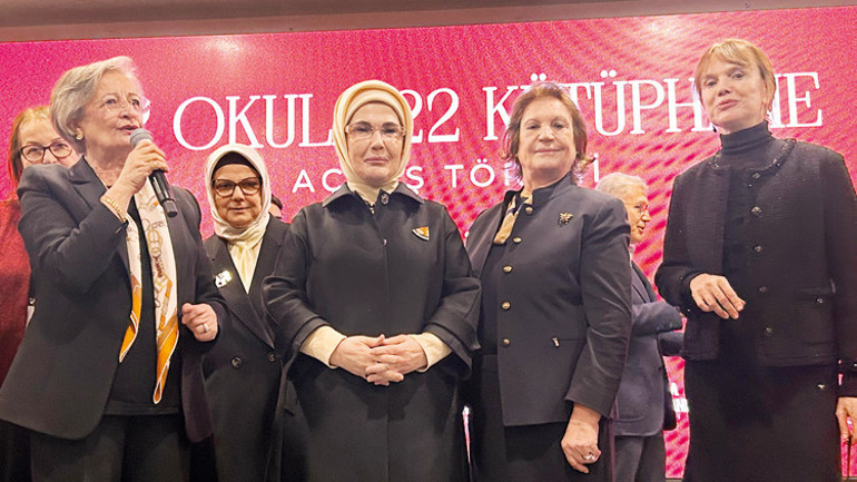 TOGEMDER’den 22 okula 22 kütüphane... Emine Erdoğan: Kütüphane okulların ruhudur